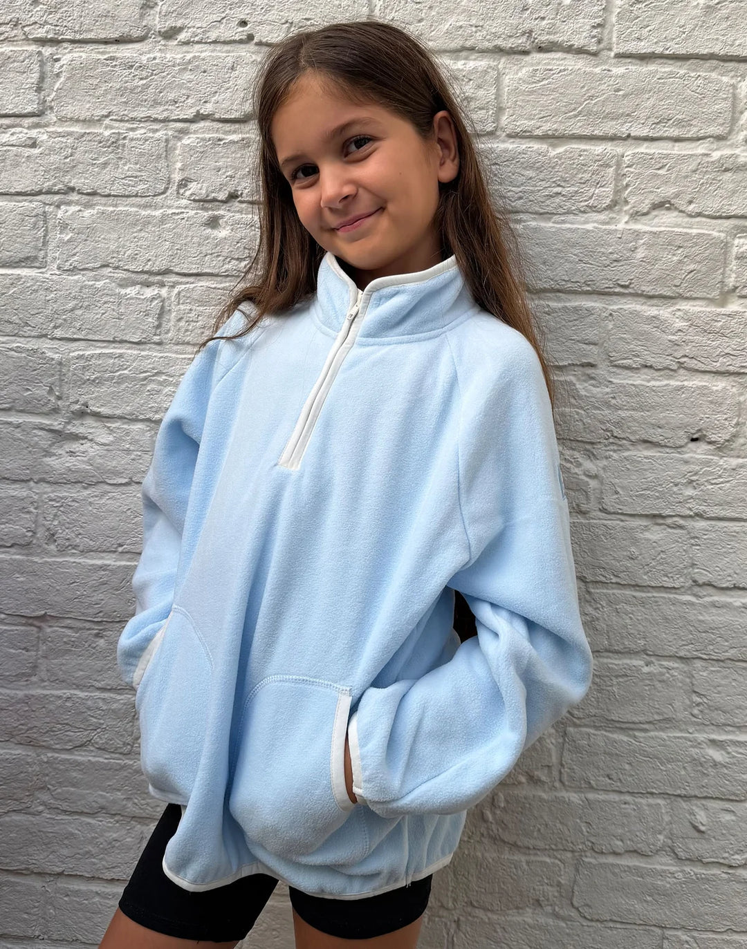 Kids Polar Fleece in Glacial Blue