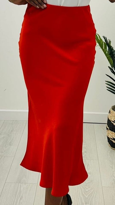 Satin Slip Skirt