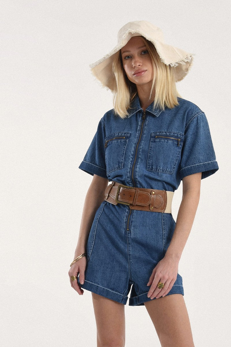 Denim Playsuit