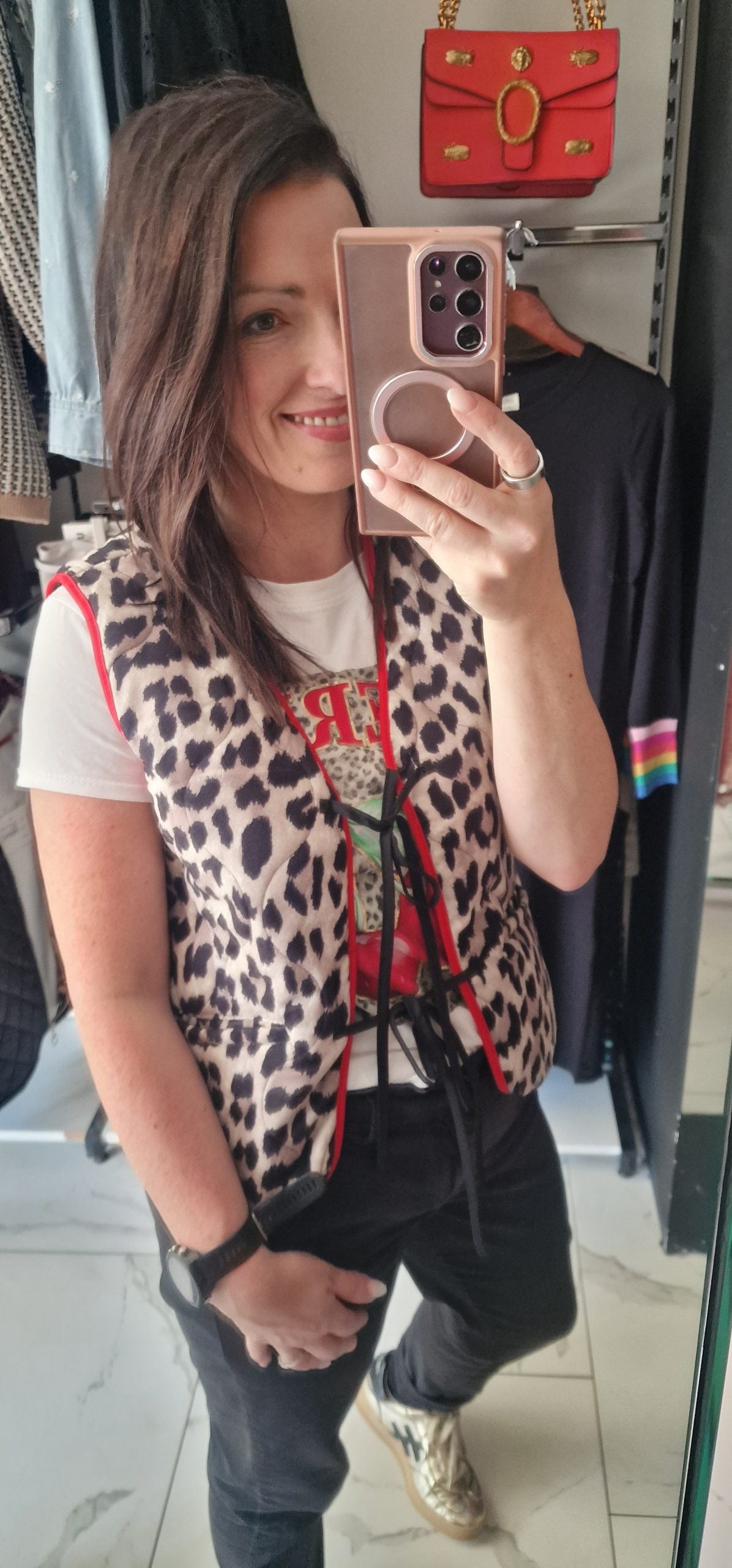 Leopard Gilet