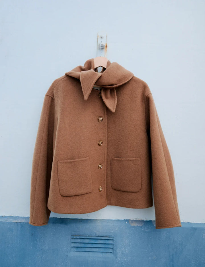 Tie Neck Jacket