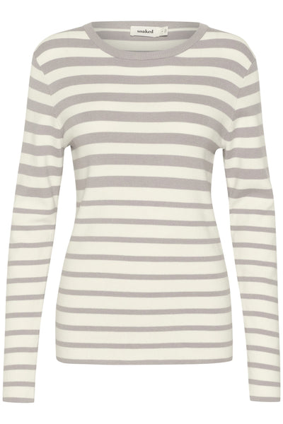 Spina Striped Crew Neck