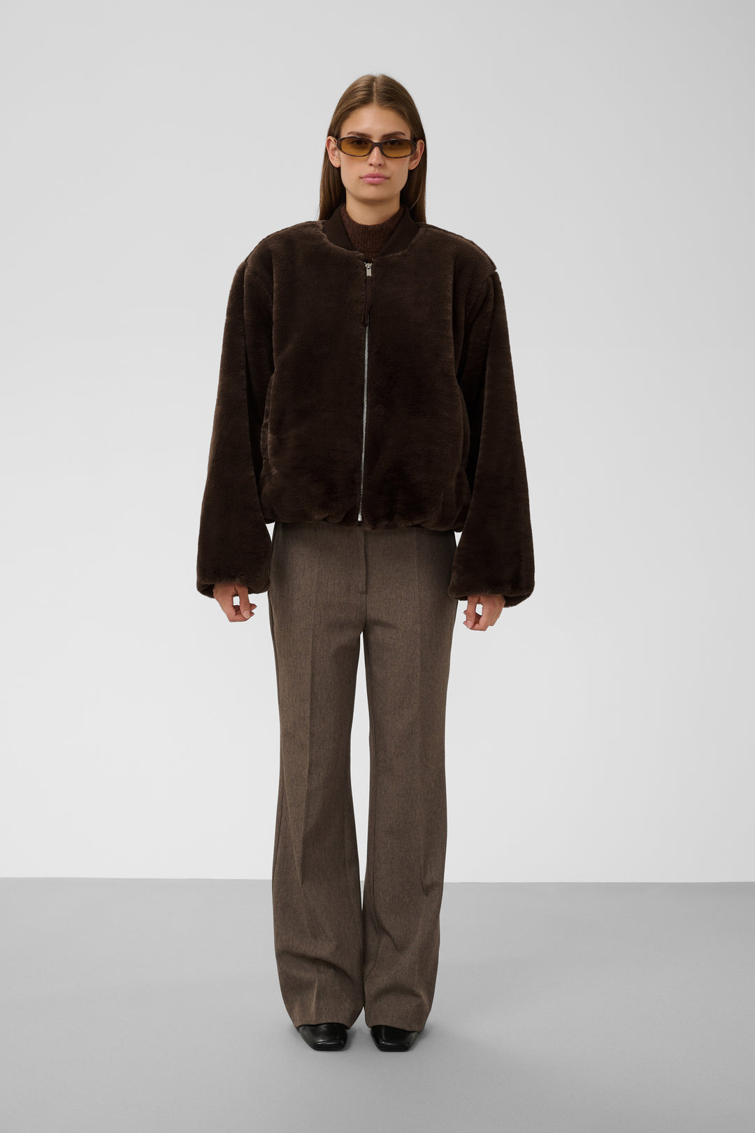 Estacia Fur Bomber Jacket