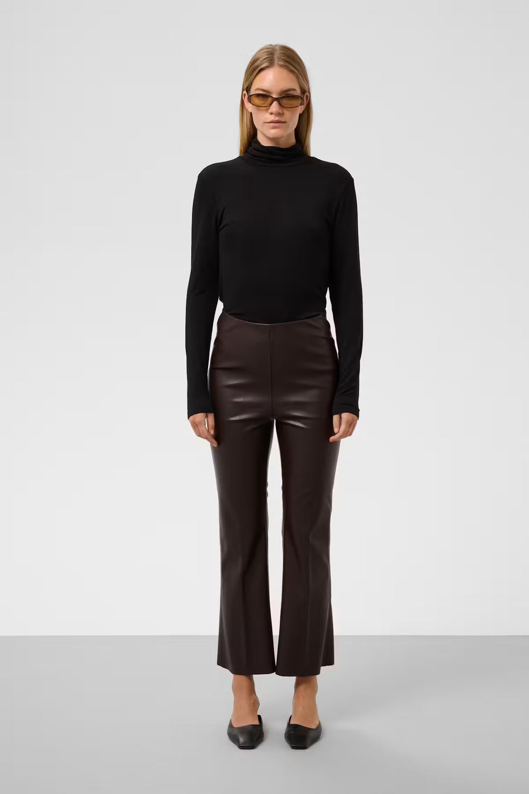 Kaylee PU Kickflare Pants