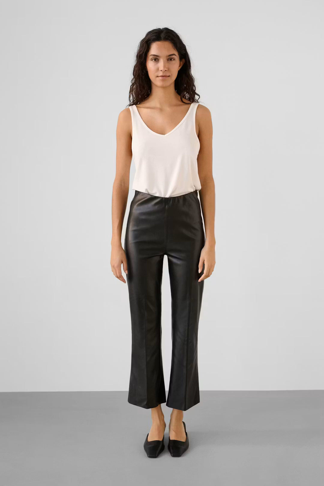 Kaylee PU Kickflare Pants