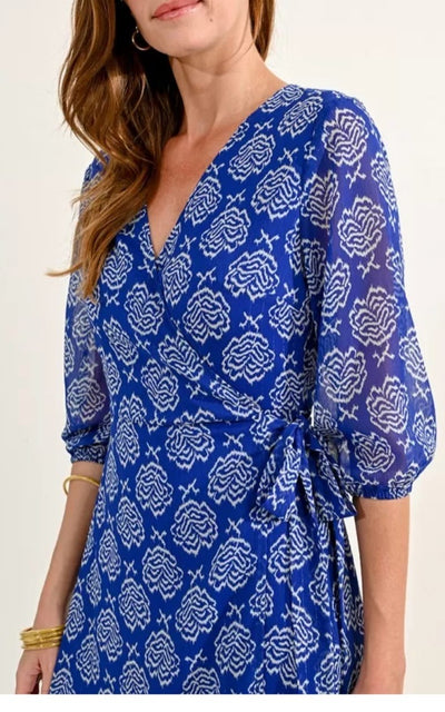 Printed Wrap Dress