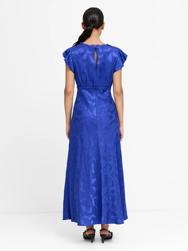 Skylar Satin Lace Midi Dress