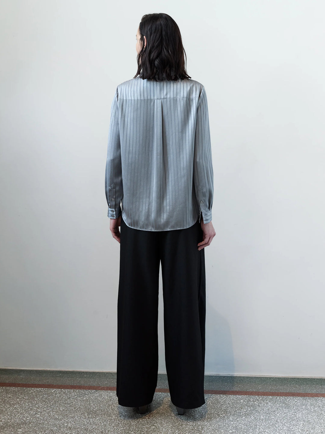 Maggie Satin Stripe Shirt