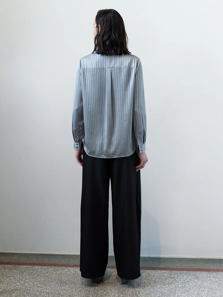Maggie Satin Stripe Shirt