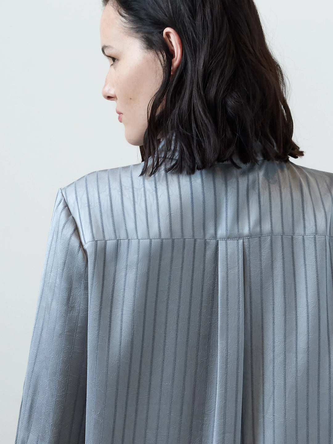 Maggie Satin Stripe Shirt