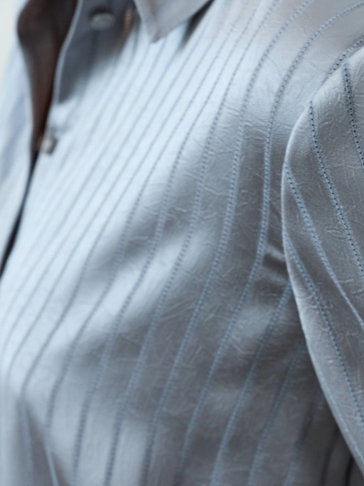 Maggie Satin Stripe Shirt
