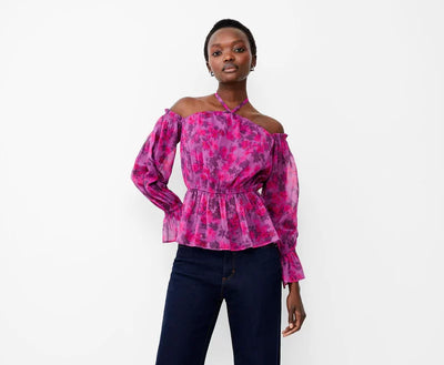 Arla Crinkle Blouse