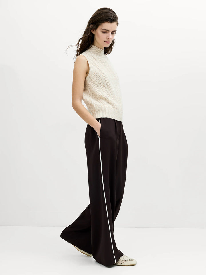 Charlene Lofty Cable Vest