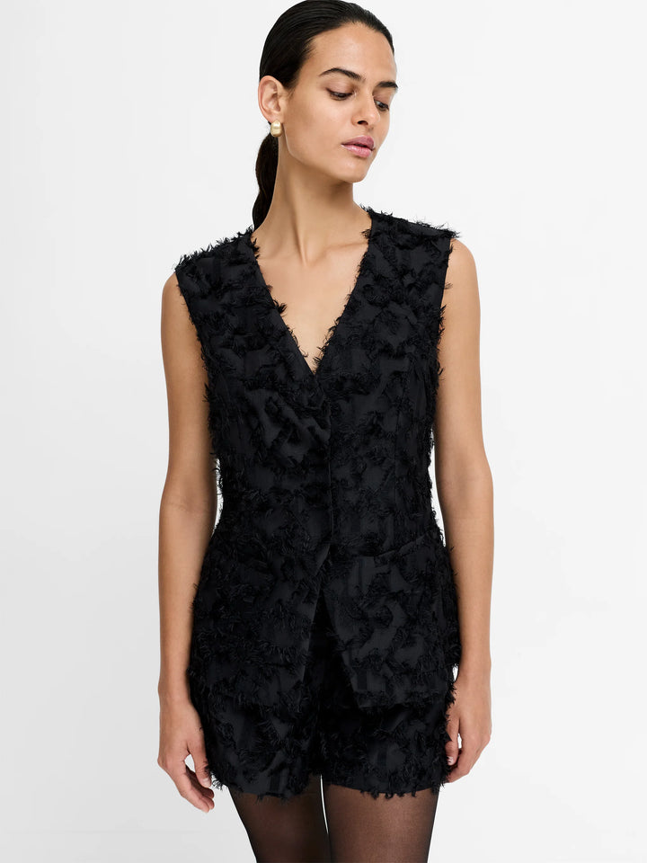 Raffy Textured Waistcoat
