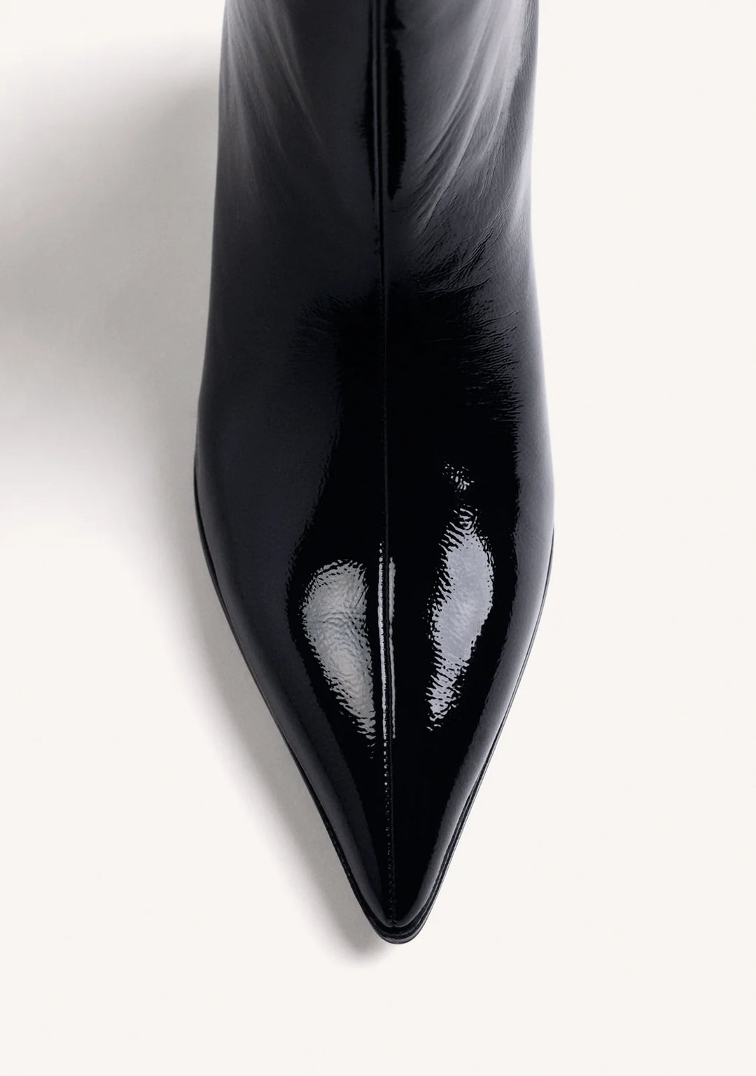 Black Kitten Heel Knee High Boots