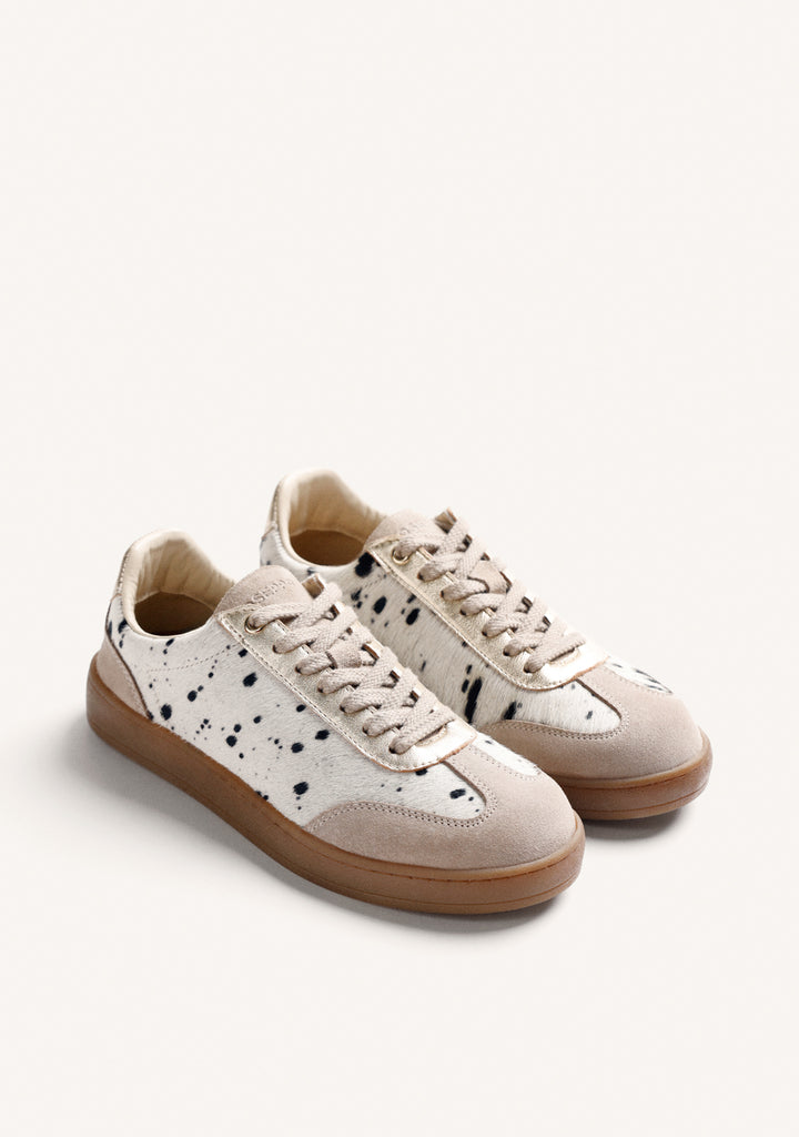 Cow Print Trainers