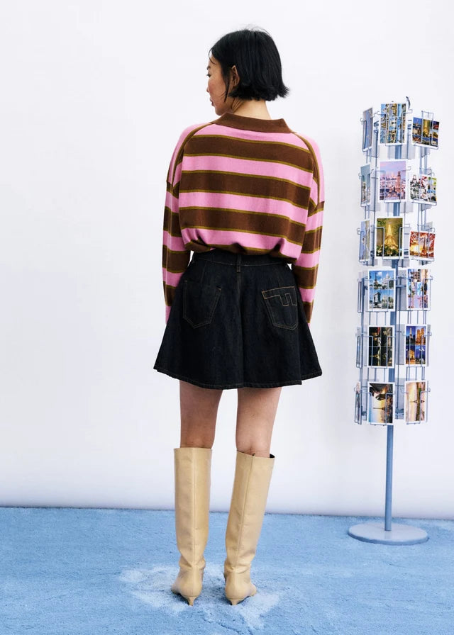 Striped Polo Knit