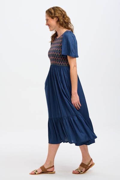 Brielle Shirred Dress