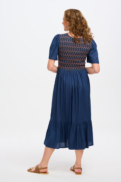Brielle Shirred Dress