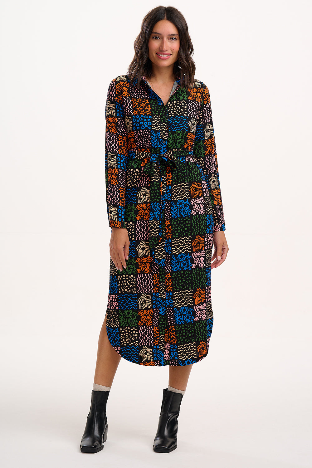 Betty Midi Shirt Dress