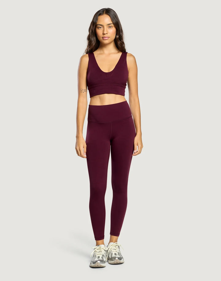 Day King 7/8 Legging in Cherry Crush