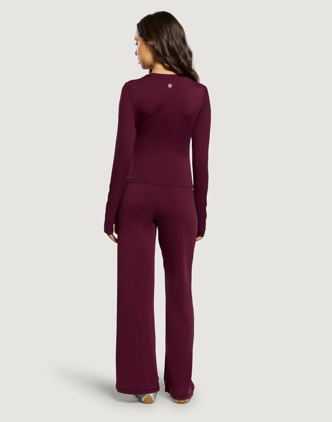 Womens Long Sleeve in Cherry Crush