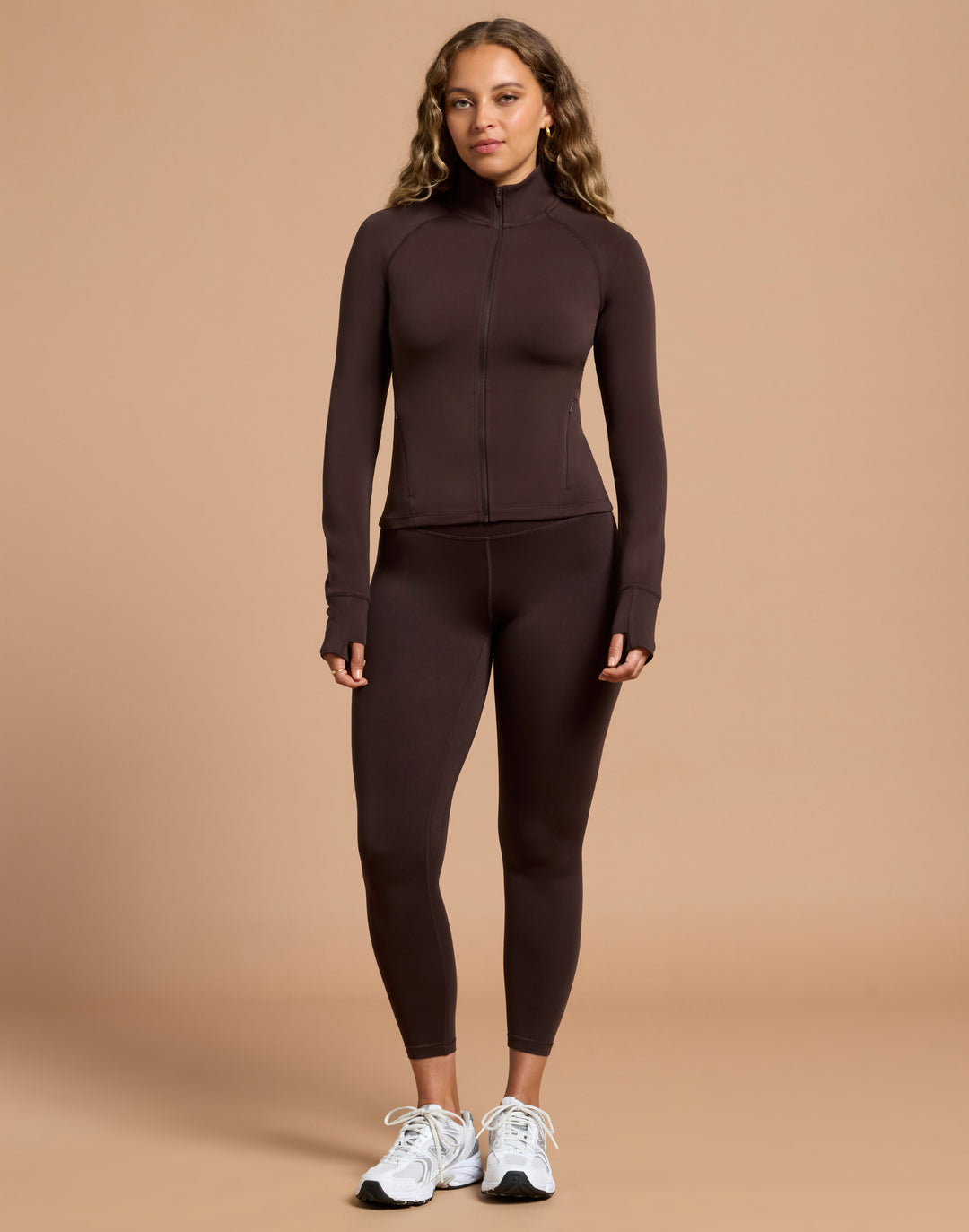 Womens Mid Layer Mocha Bean