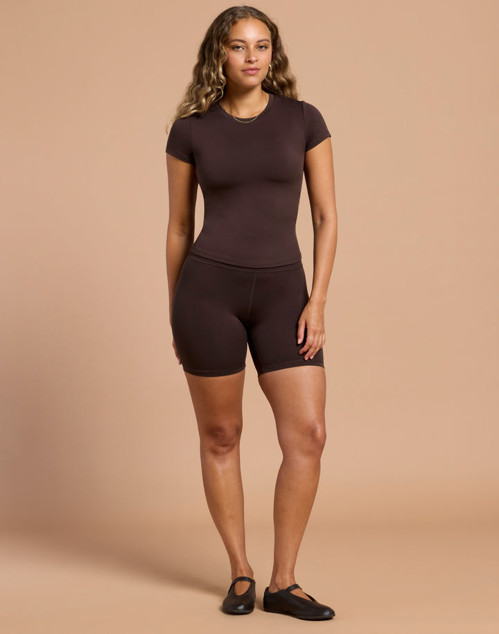 Womans Day Kind Tee Mocha Bean