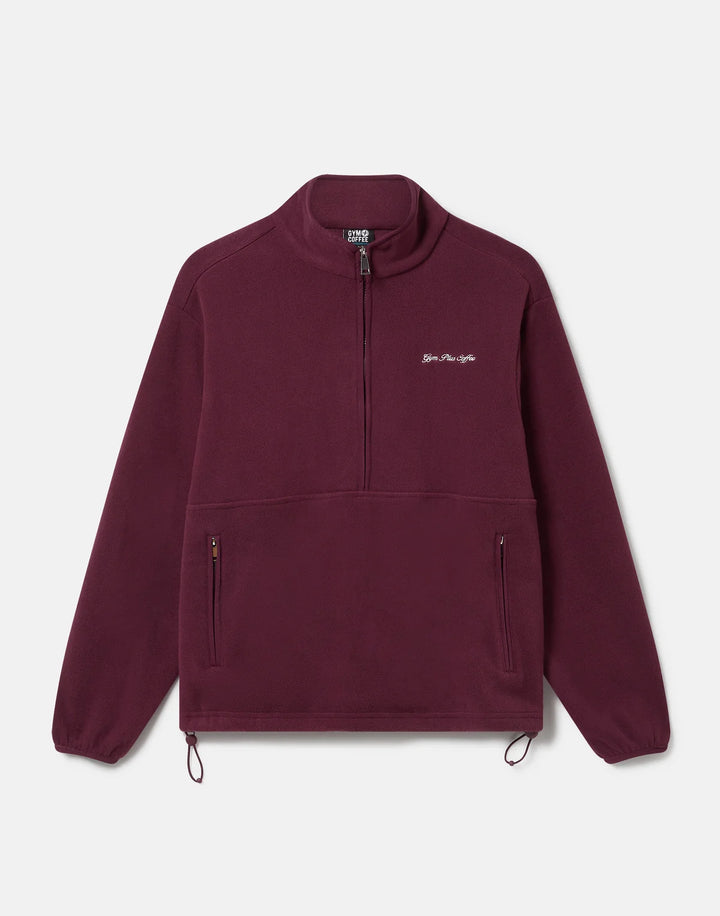 Polar Half Zip Fleece in Cherry Crush