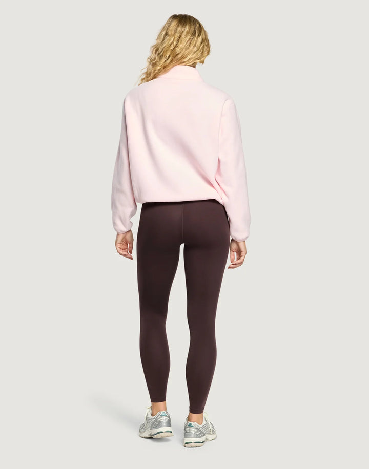 Polar Half Zip Fleece in Ballet Pink