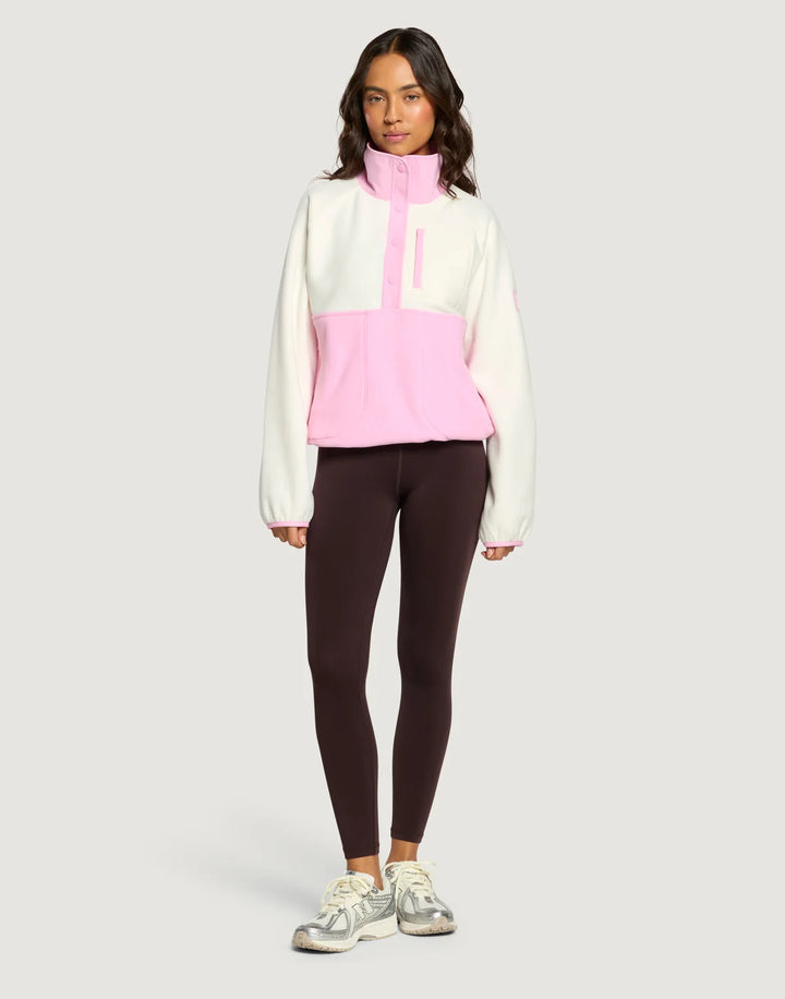 Snap Polar Fleece Pink Blossom