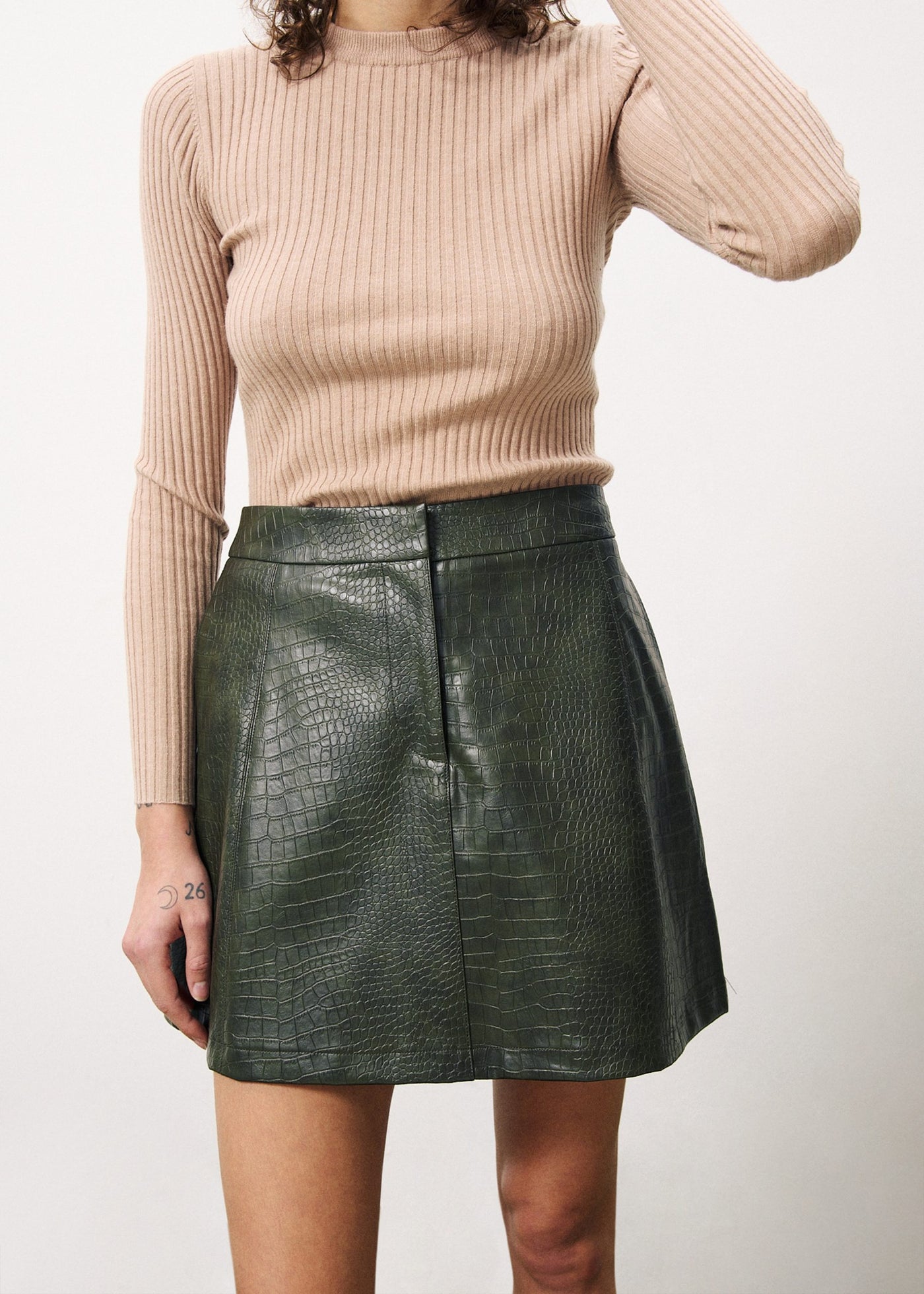 Elien Khaki Skirt