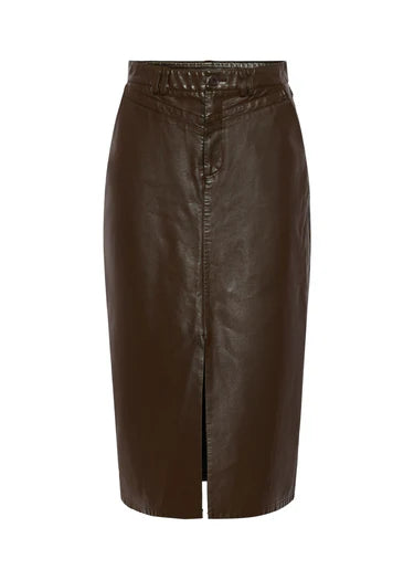 Nassia Leather Skirt