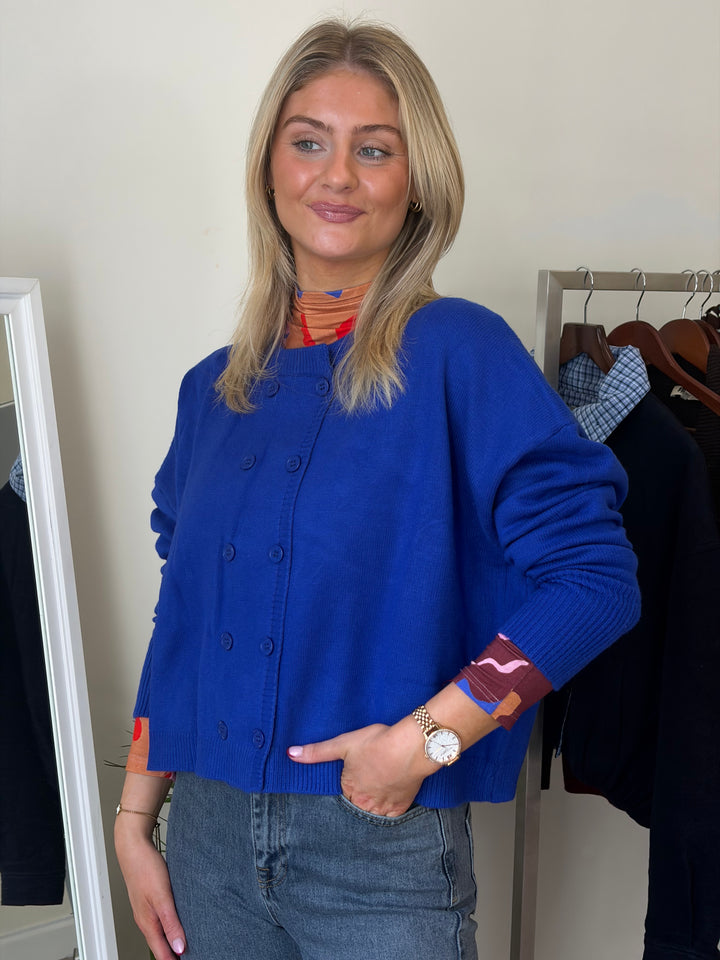 Blue Cardigan