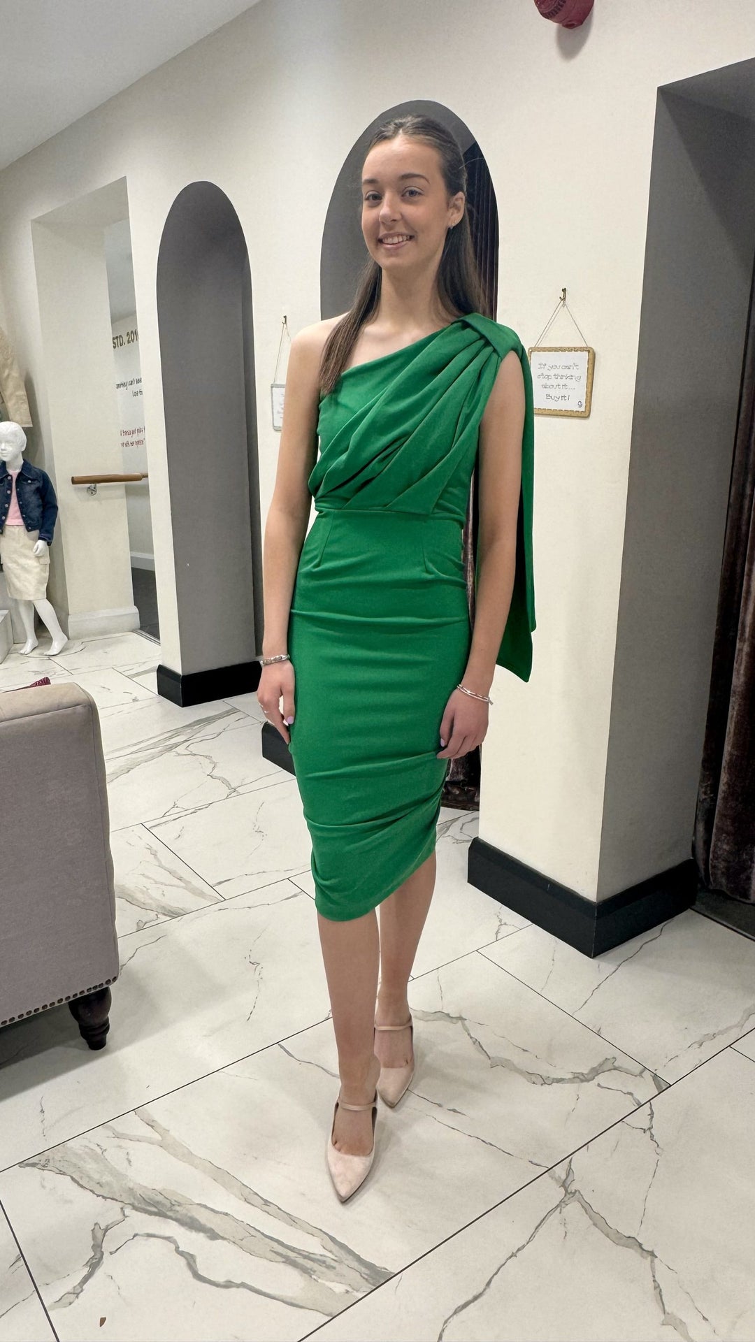 Chronium Dress Green