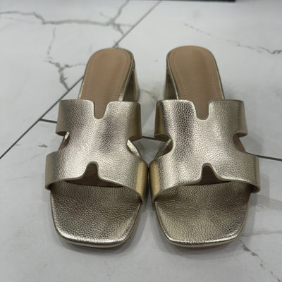 Gold sandal