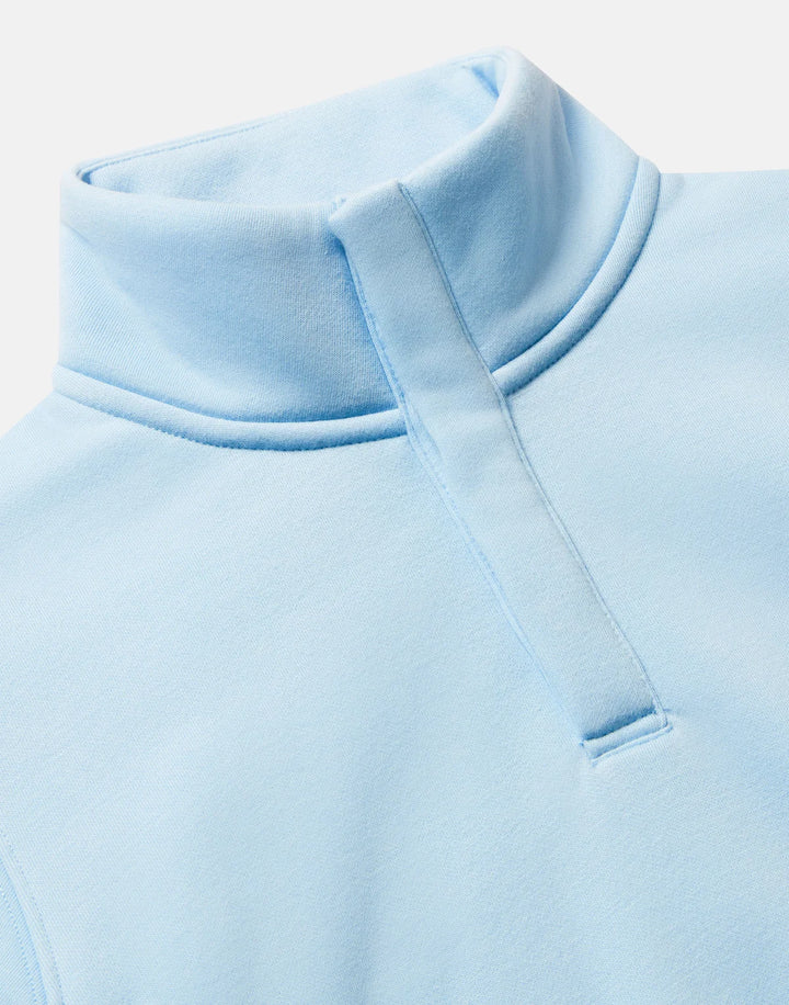 Kids Snap Collar Sierra Sweatshirt in Glacial Blue