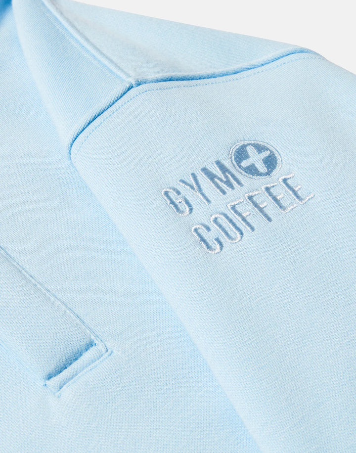 Kids Snap Collar Sierra Sweatshirt in Glacial Blue