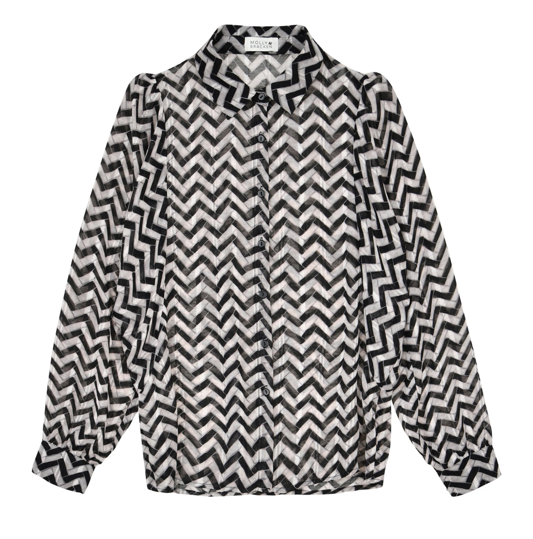 Black and Grey Shirt