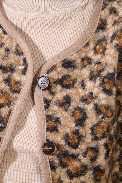Fur Effectt Sleeveless Jacket
