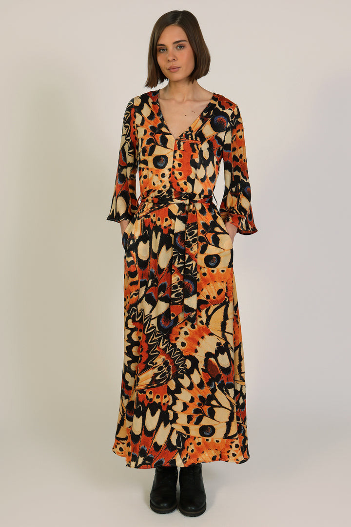 Frida Print Dress