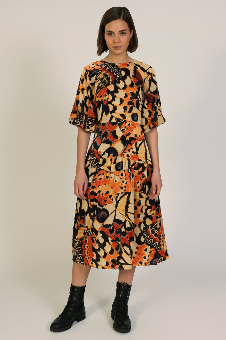 Frida Print Dress