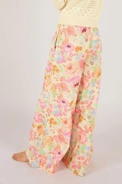 Wide Pink Trouser
