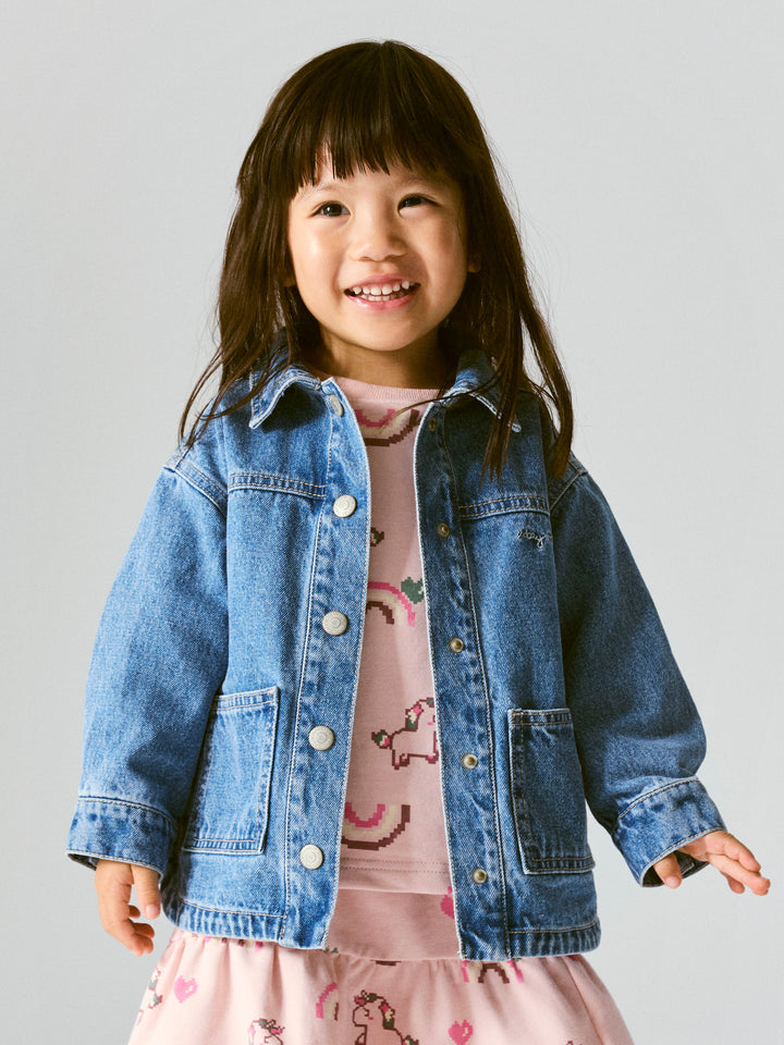 Luna Glitter Denim Jacket