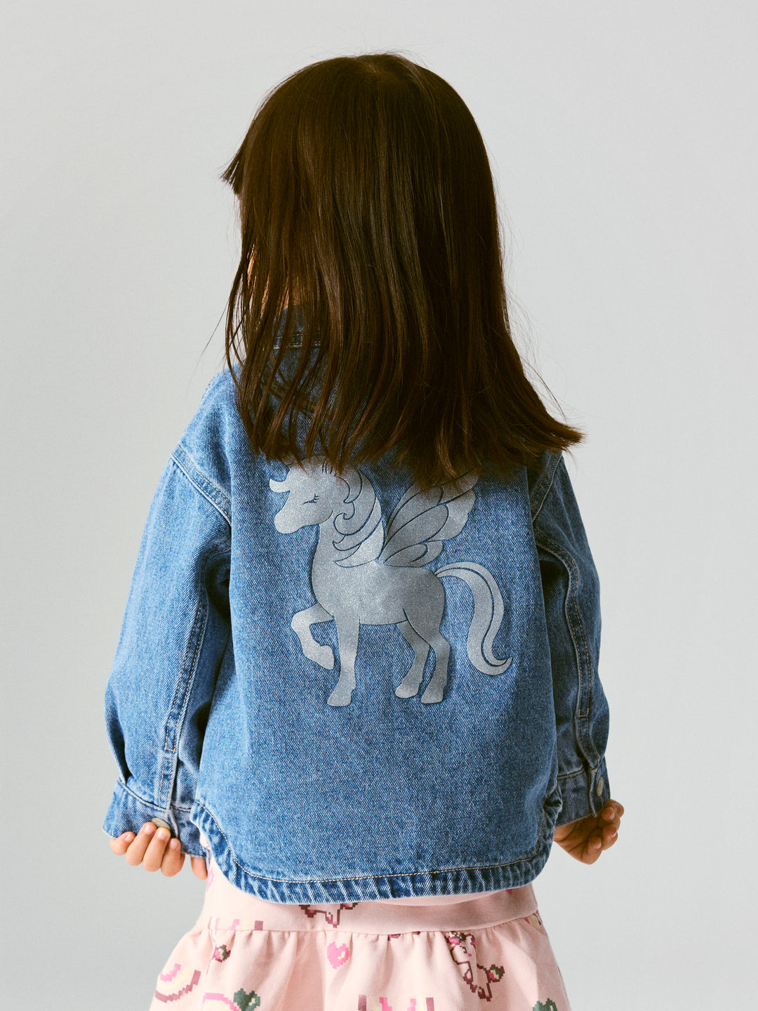 Luna Glitter Denim Jacket