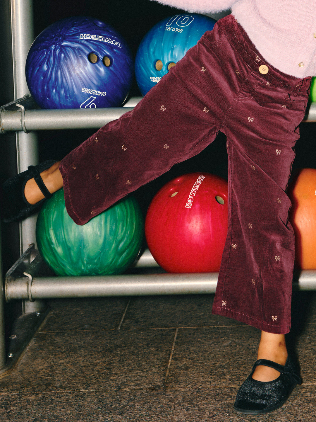 Bella Wide Cord Glitter Pants