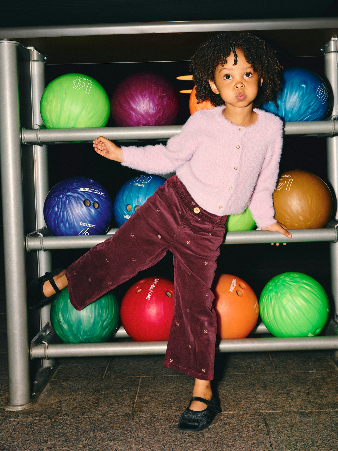 Bella Wide Cord Glitter Pants