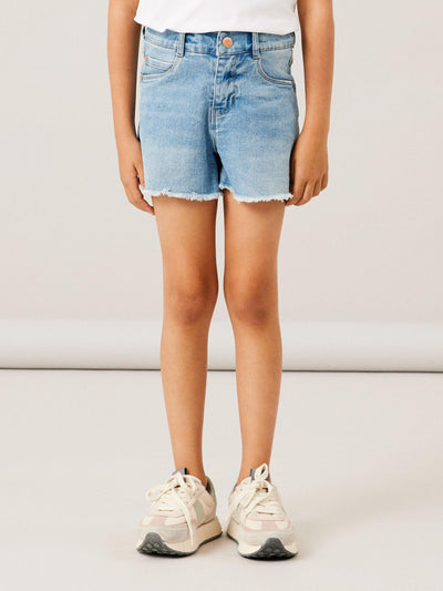 Rose Denim Shorts