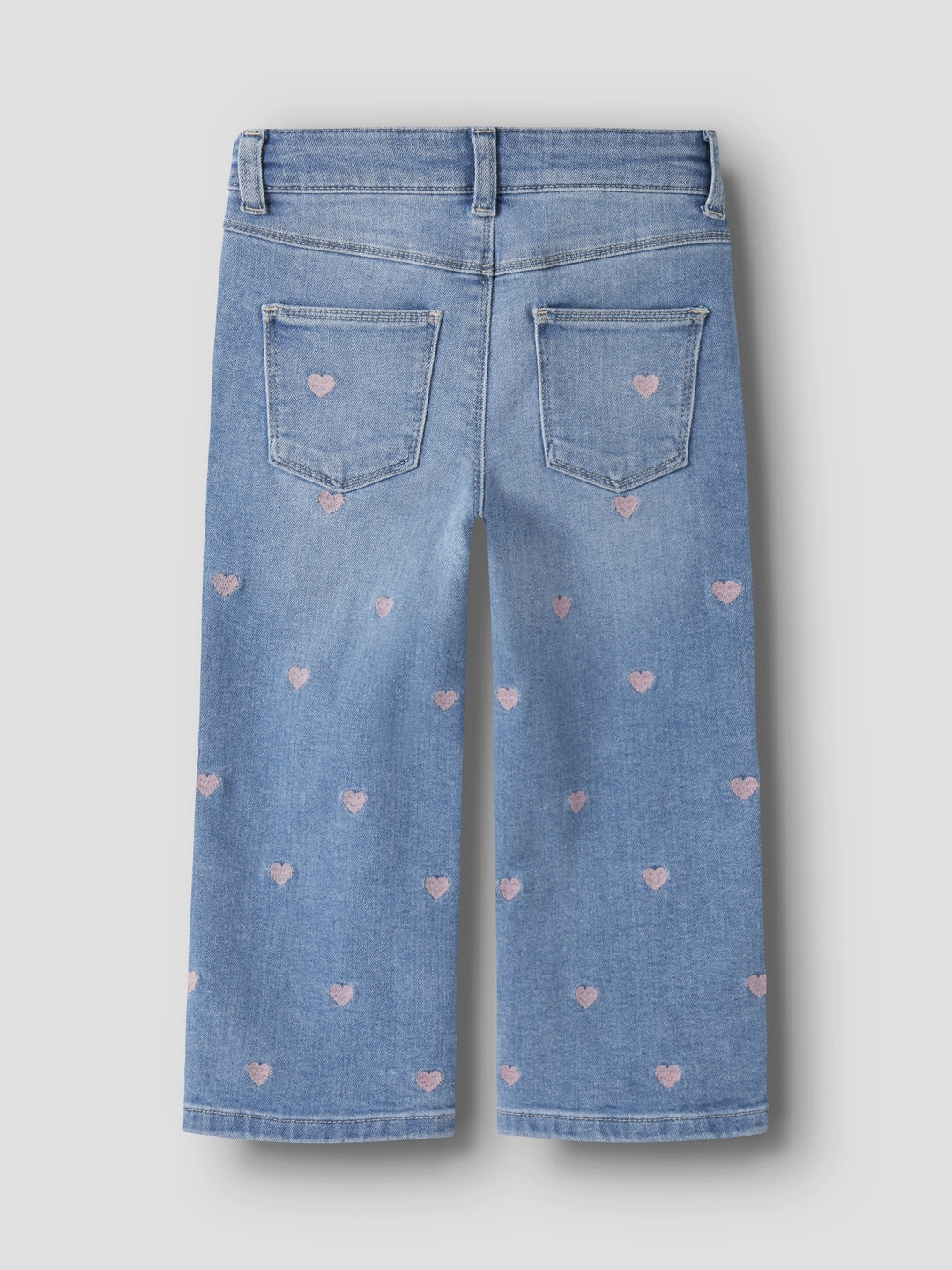 Rose Wide Emb Jeans