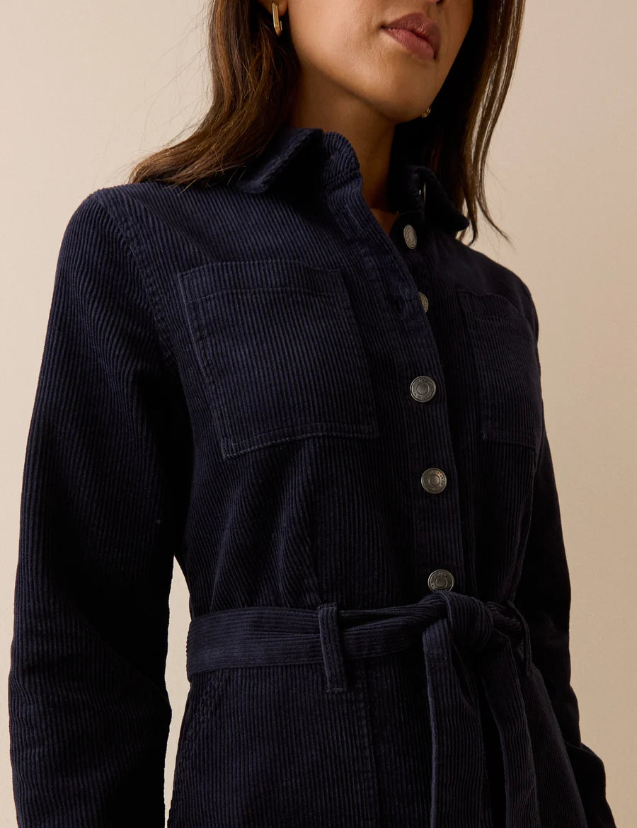 Finchley Cord Midi Shirt Dress